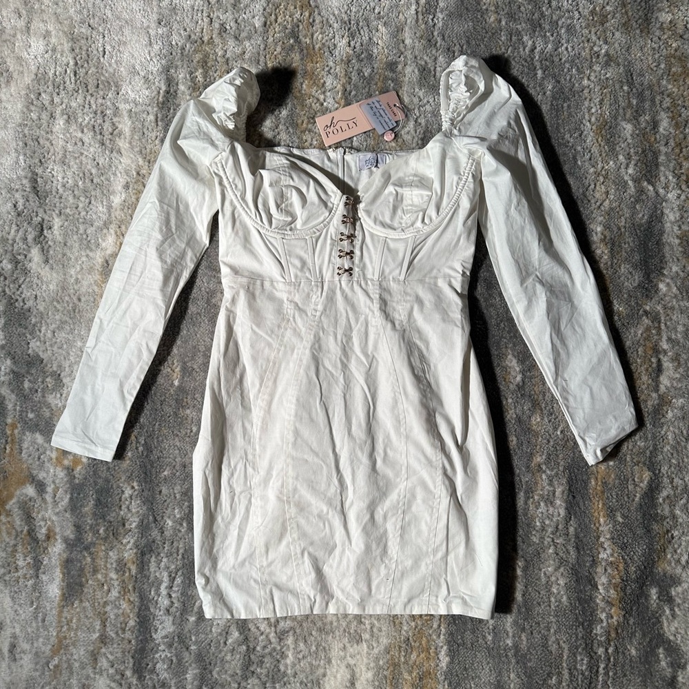 Oh Polly White Dress! NWT! - Picture 2 of 6